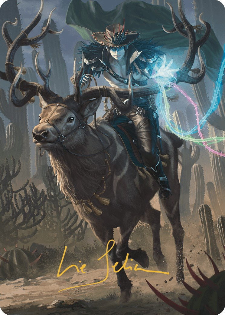 Oko, the Ringleader Art Card (54/54) (Gold-Stamped Signature) [Outlaws of Thunder Junction Art Series] | Webway Games