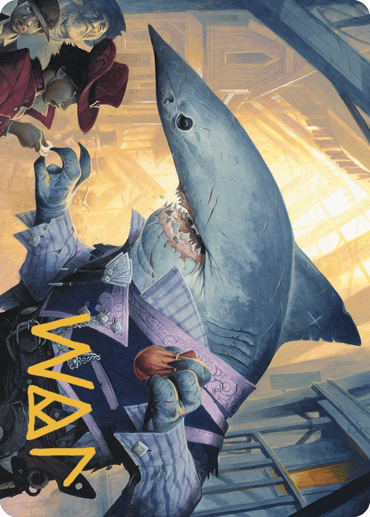Loan Shark Art Card (Gold-Stamped Signature) [Outlaws of Thunder Junction Art Series] | Webway Games