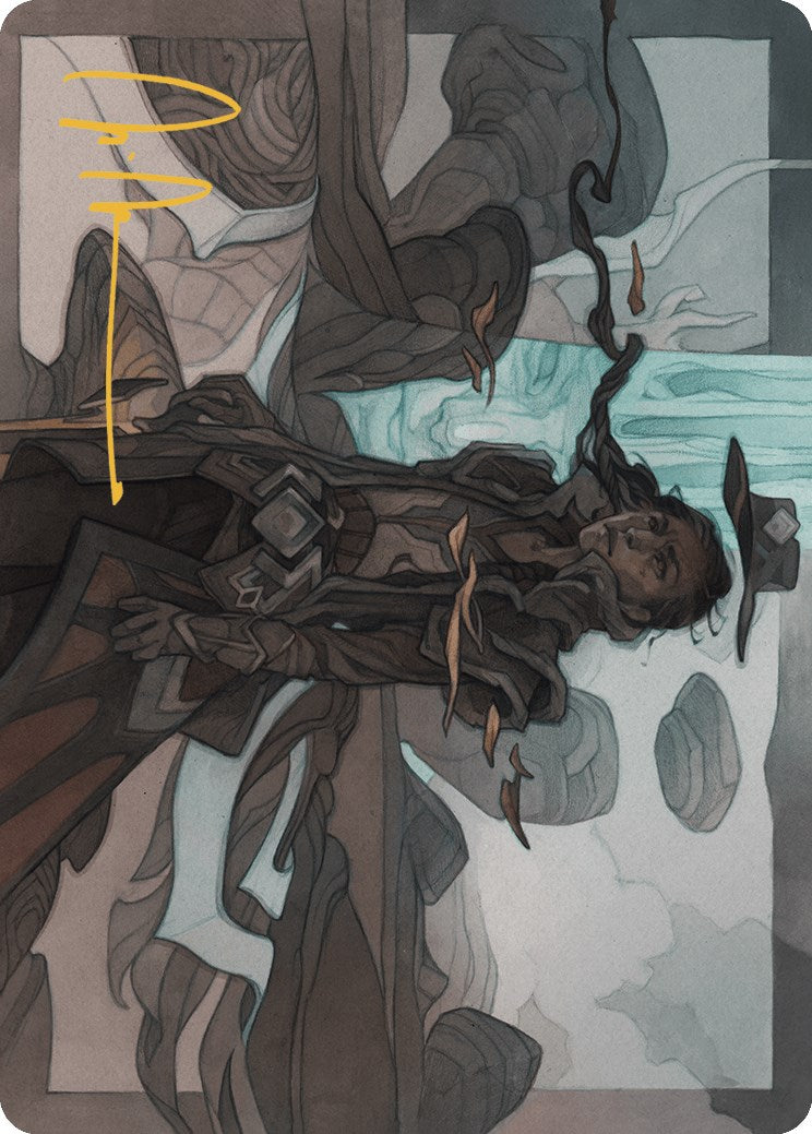 Annie Joins Up Art Card (Gold-Stamped Signature) [Outlaws of Thunder Junction Art Series] | Webway Games