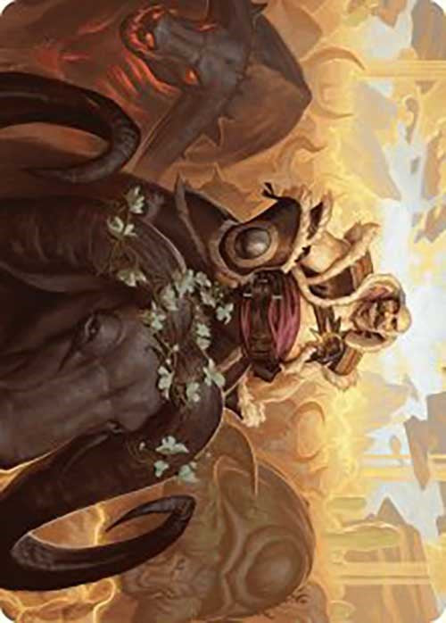 Bruse Tarl, Roving Rancher Art Card [Outlaws of Thunder Junction Art Series] | Webway Games