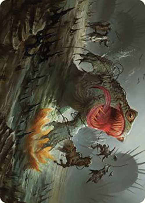 The Gitrog, Ravenous Ride Art Card [Outlaws of Thunder Junction Art Series] | Webway Games