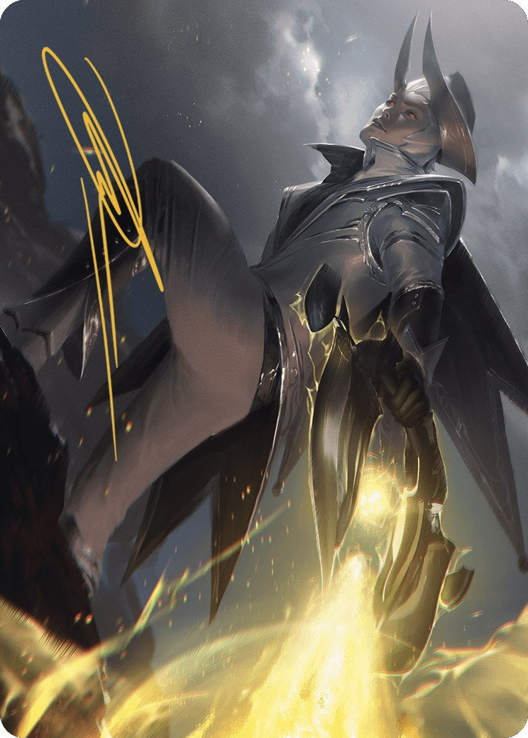 Ruthless Lawbringer Art Card (Gold-Stamped Signature) [Outlaws of Thunder Junction Art Series] | Webway Games