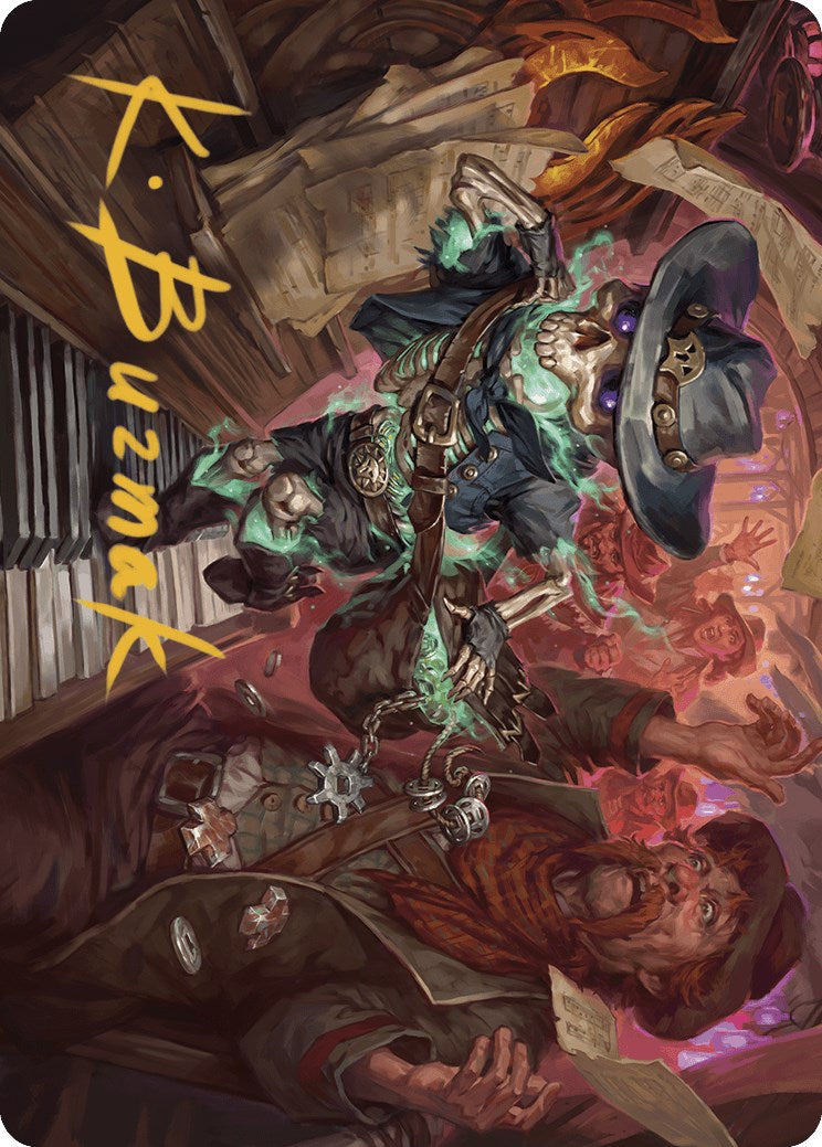 Tinybones, the Pickpocket Art Card (Gold-Stamped Signature) [Outlaws of Thunder Junction Art Series] | Webway Games