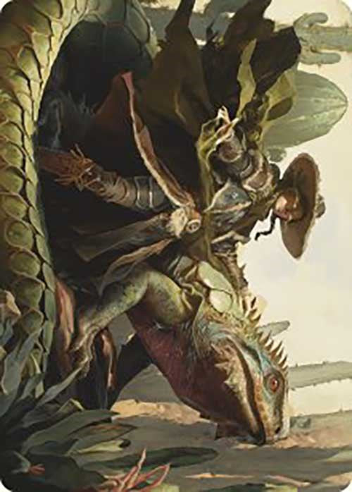 Outcaster Trailblazer Art Card [Outlaws of Thunder Junction Art Series] | Webway Games