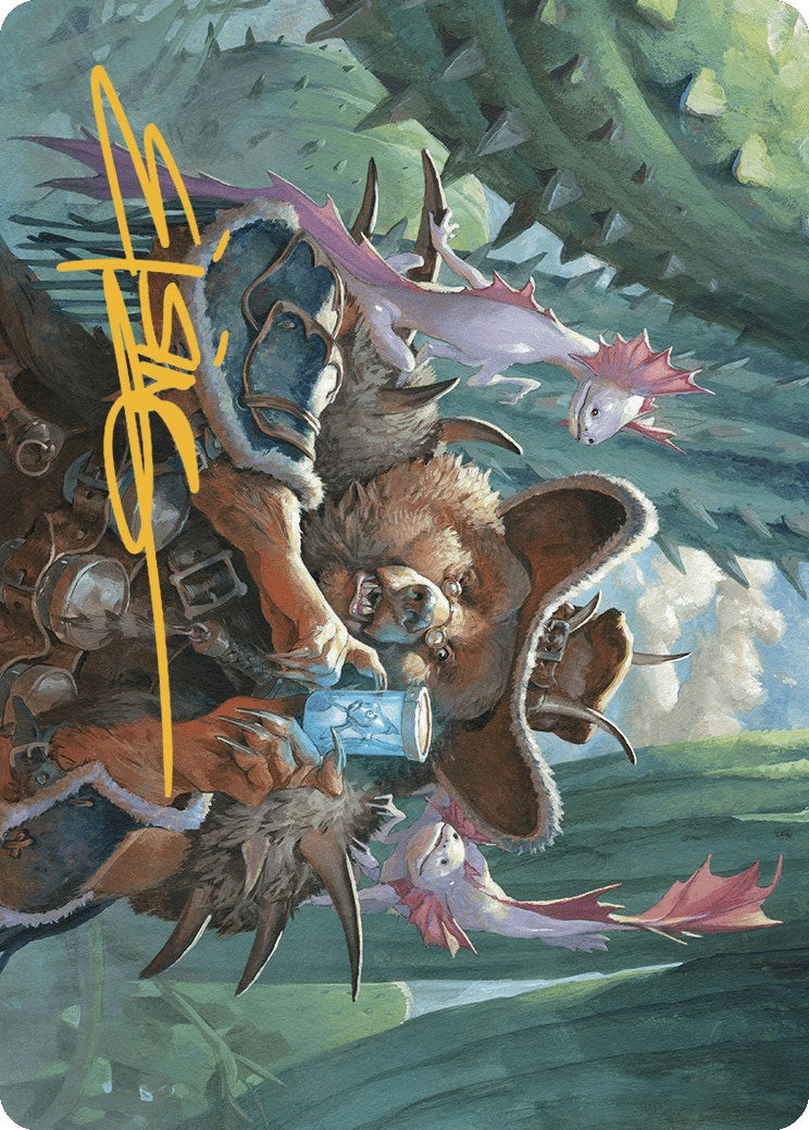 Doc Aurlock, Grizzled Genius Art Card (Gold-Stamped Signature) [Outlaws of Thunder Junction Art Series] | Webway Games