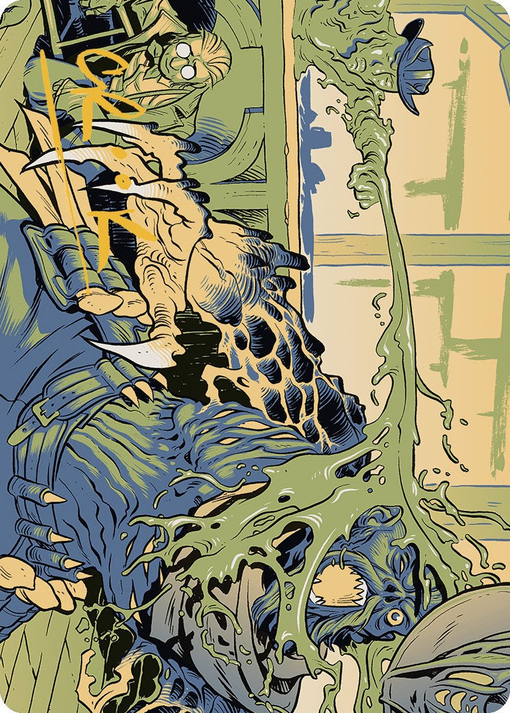 Voidslime Art Card (Gold-Stamped Signature) [Outlaws of Thunder Junction Art Series] | Webway Games