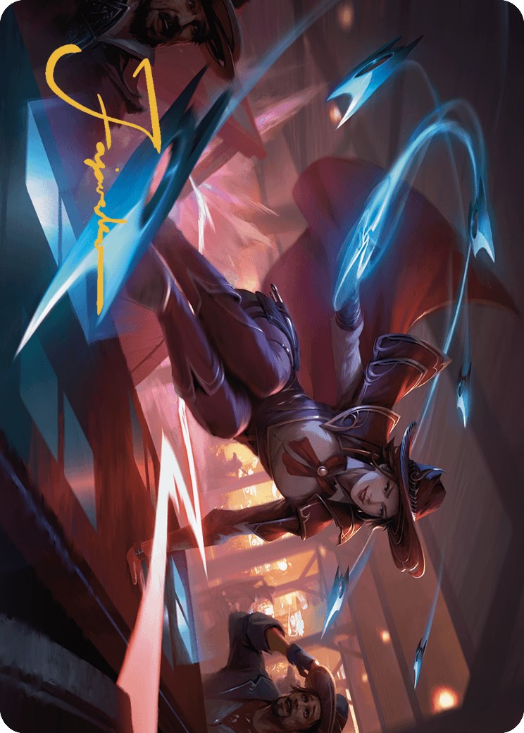 Slick Sequence Art Card (Gold-Stamped Signature) [Outlaws of Thunder Junction Art Series] | Webway Games