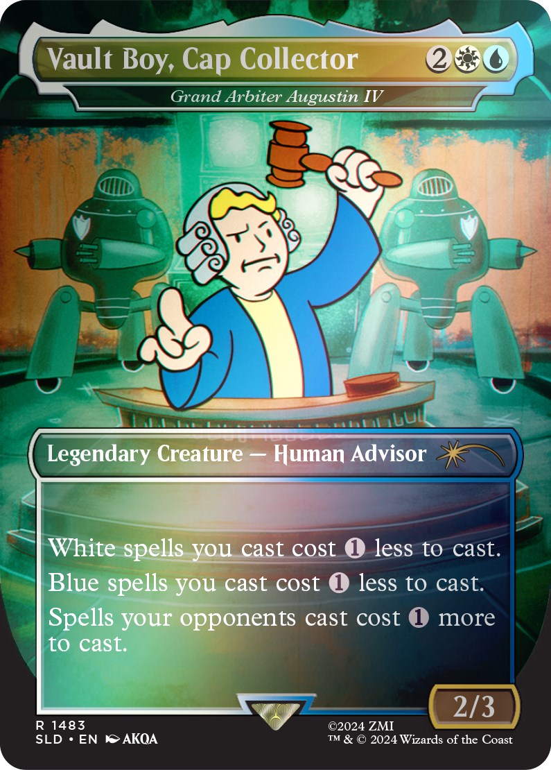 Vault Boy, Cap Collector - Grand Arbiter Augustin IV (Rainbow Foil) [Secret Lair Drop Series] | Webway Games