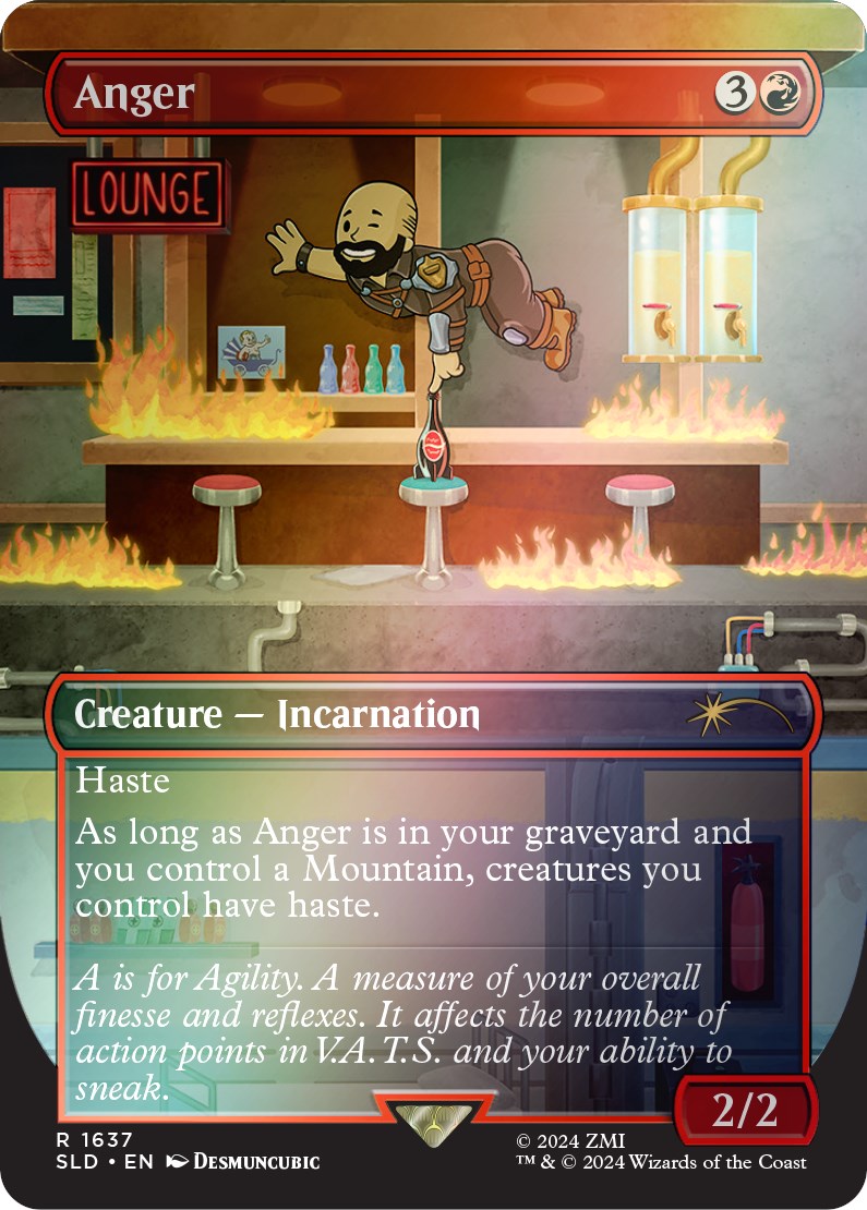 Anger (Rainbow Foil) [Secret Lair Drop Series] | Webway Games