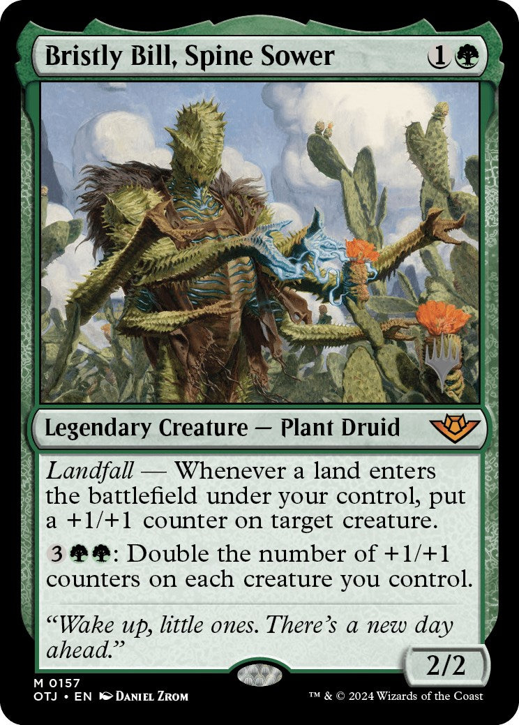 Bristly Bill, Spine Sower (Promo Pack) [Outlaws of Thunder Junction Promos] | Webway Games