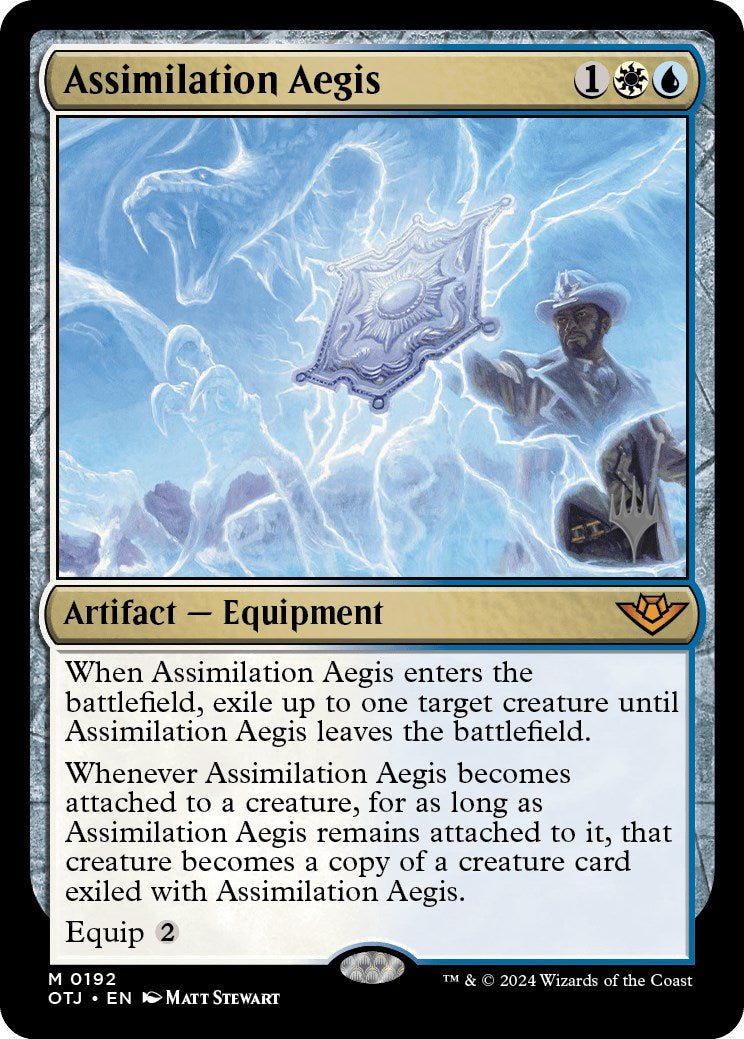 Assimilation Aegis (Promo Pack) [Outlaws of Thunder Junction Promos] | Webway Games