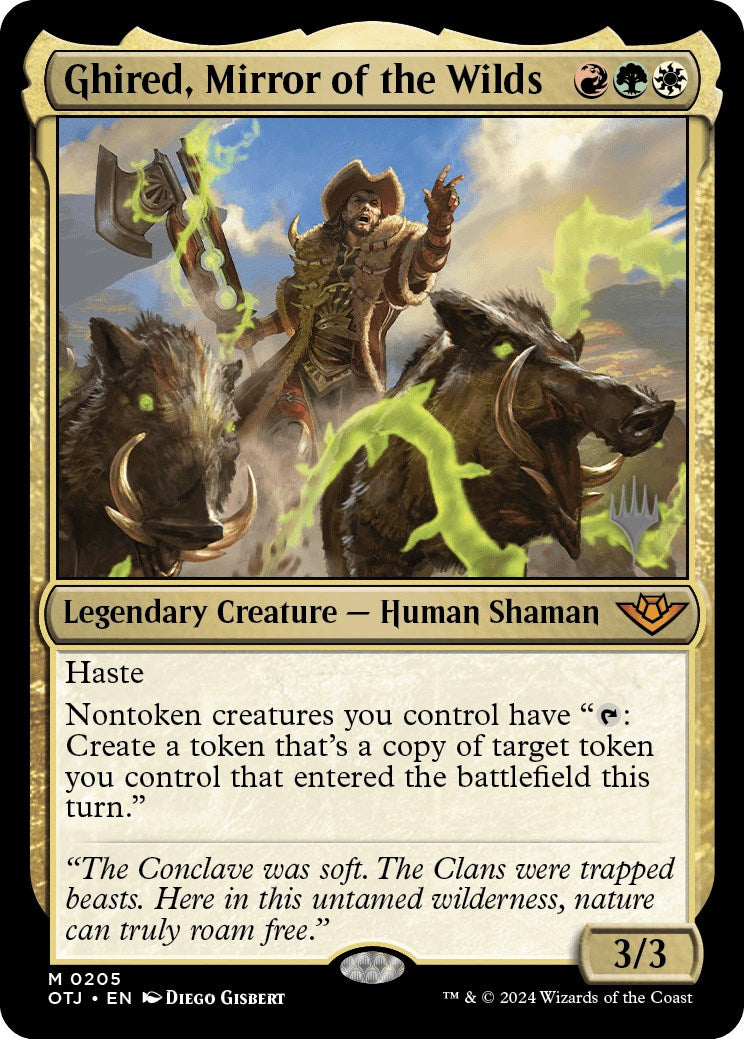 Ghired, Mirror of the Wilds (Promo Pack) [Outlaws of Thunder Junction Promos] | Webway Games