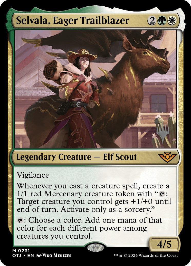 Selvala, Eager Trailblazer (Promo Pack) [Outlaws of Thunder Junction Promos] | Webway Games