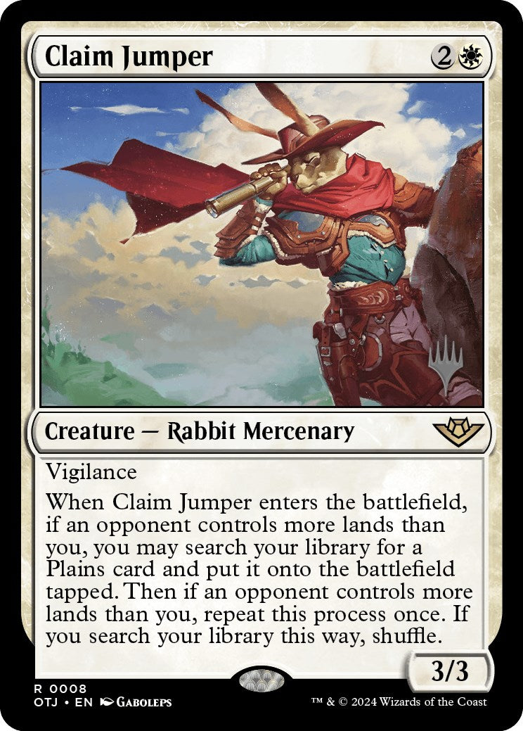 Claim Jumper (Promo Pack) [Outlaws of Thunder Junction Promos] | Webway Games