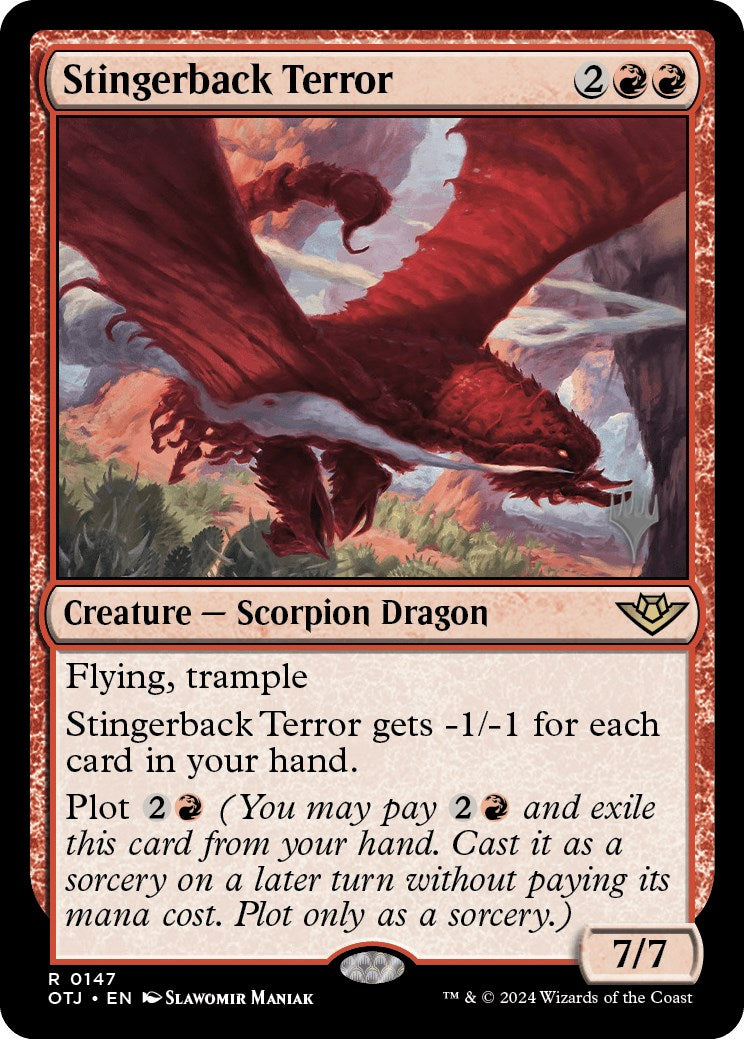Stingerback Terror (Promo Pack) [Outlaws of Thunder Junction Promos] | Webway Games