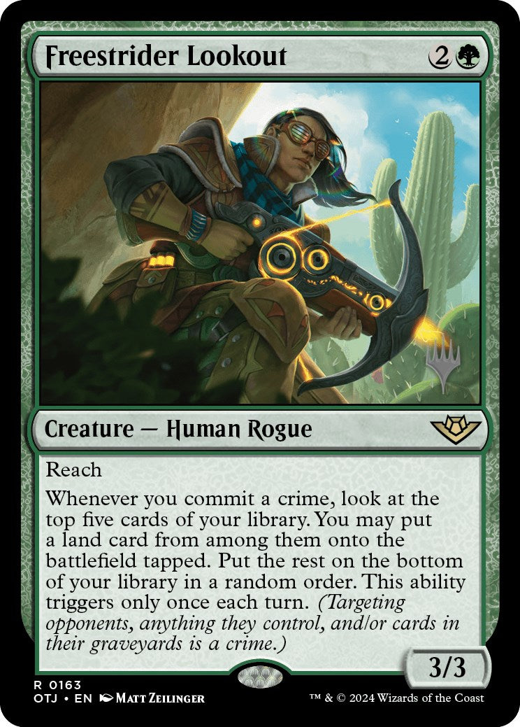 Freestrider Lookout (Promo Pack) [Outlaws of Thunder Junction Promos] | Webway Games