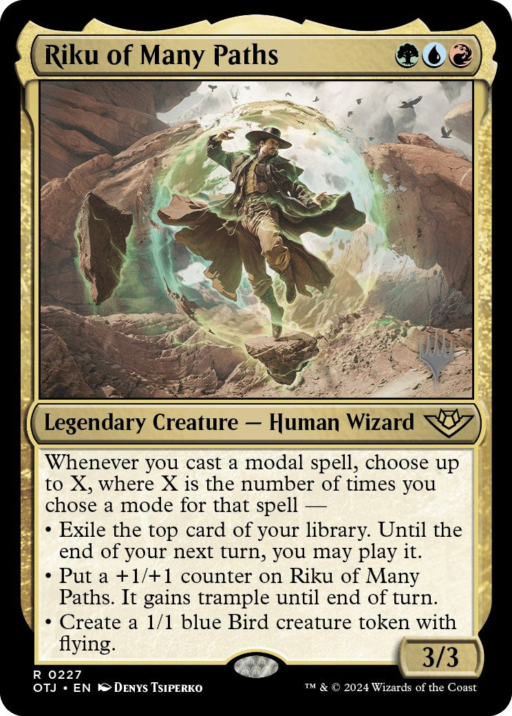 Riku of Many Paths (Promo Pack) [Outlaws of Thunder Junction Promos] | Webway Games