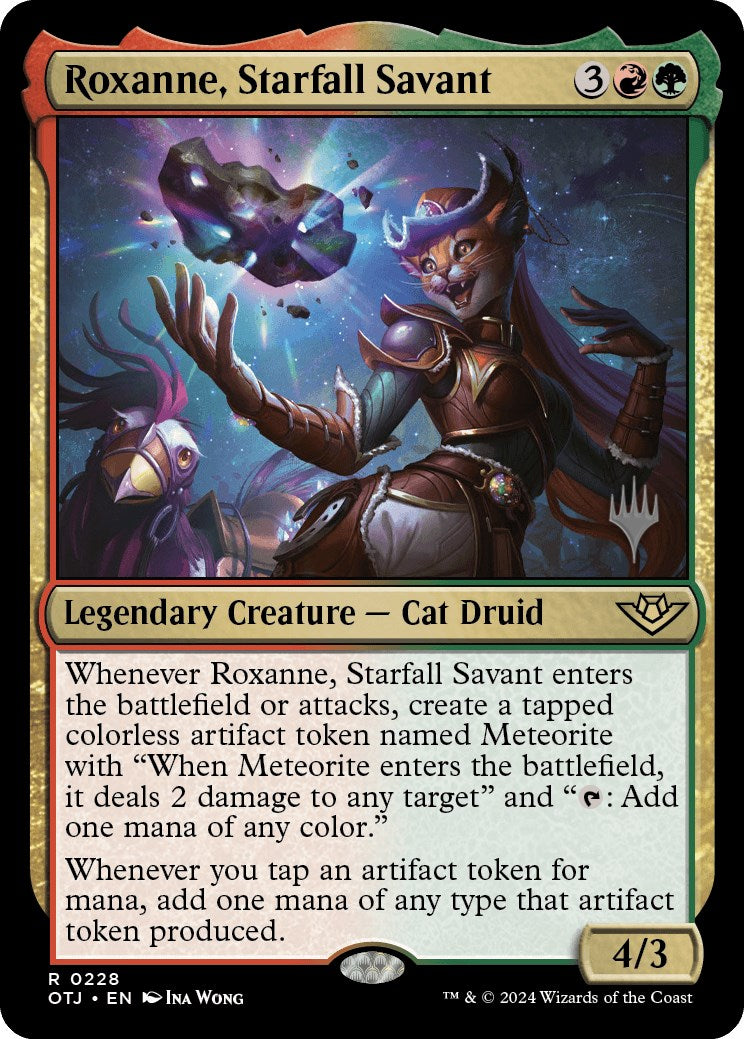 Roxanne, Starfall Savant (Promo Pack) [Outlaws of Thunder Junction Promos] | Webway Games