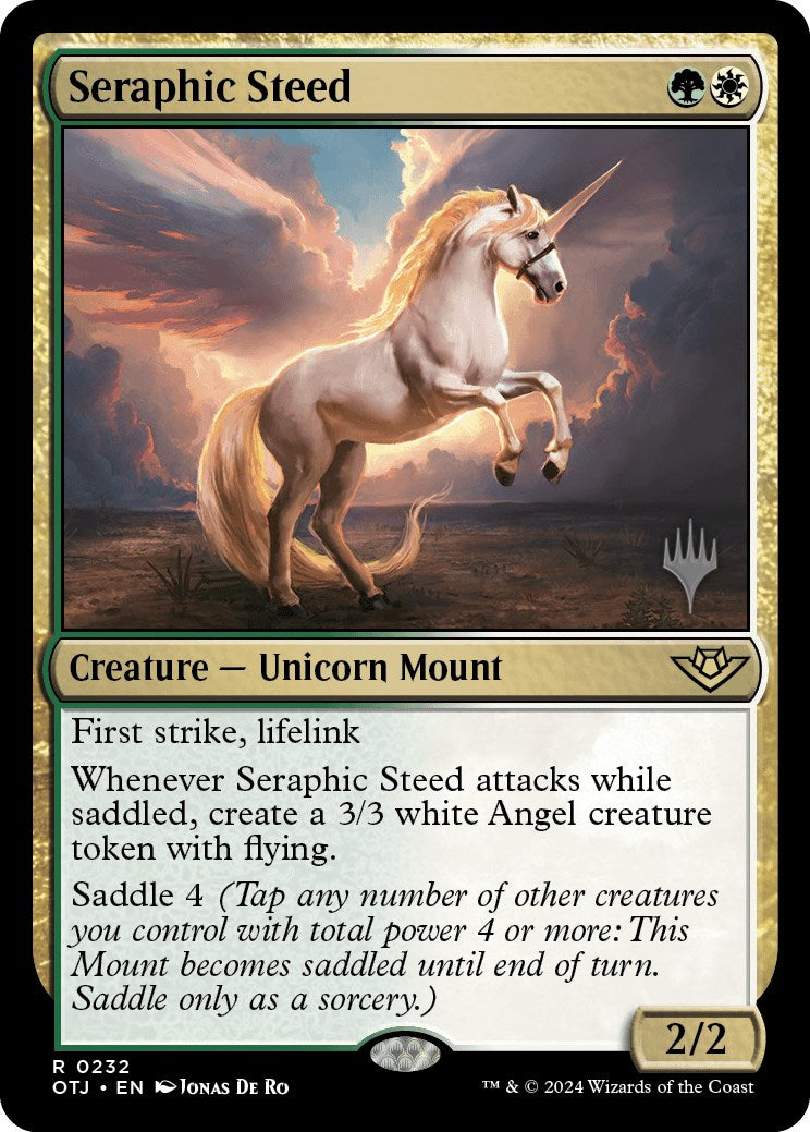 Seraphic Steed (Promo Pack) [Outlaws of Thunder Junction Promos] | Webway Games