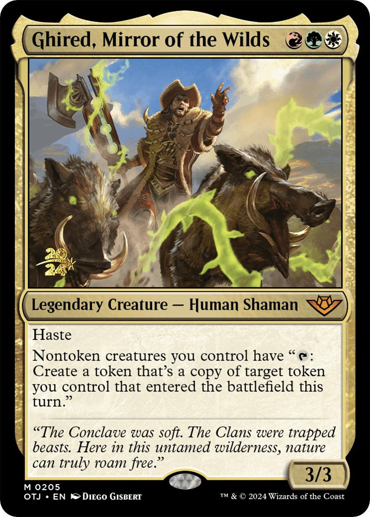 Ghired, Mirror of the Wilds [Outlaws of Thunder Junction Prerelease Promos] | Webway Games