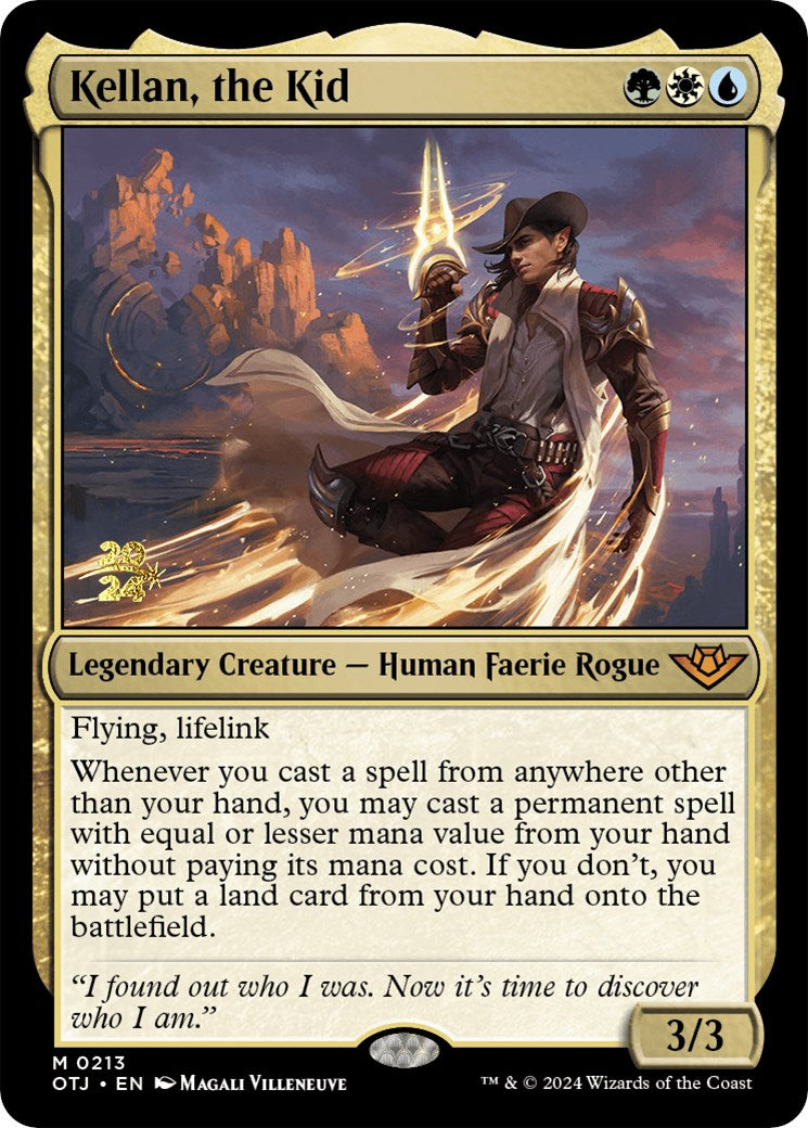 Kellan, the Kid [Outlaws of Thunder Junction Prerelease Promos] | Webway Games