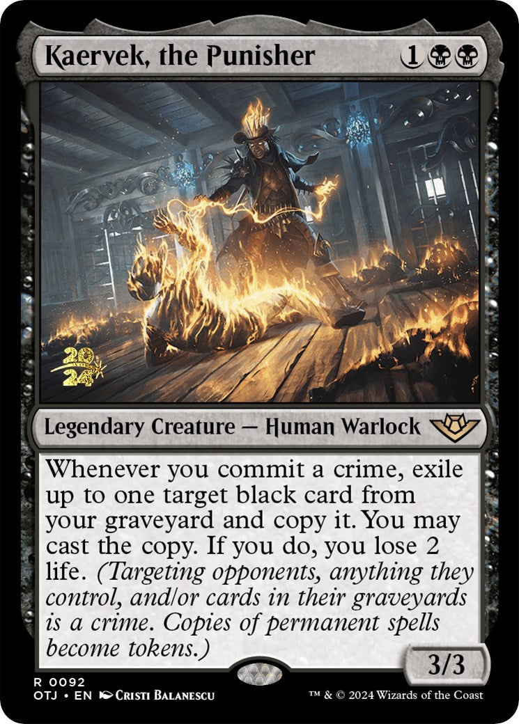 Kaervek, the Punisher [Outlaws of Thunder Junction Prerelease Promos] | Webway Games
