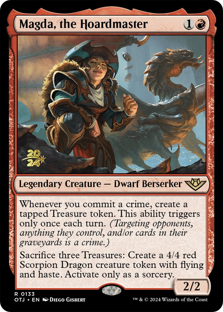 Magda, the Hoardmaster [Outlaws of Thunder Junction Prerelease Promos] | Webway Games