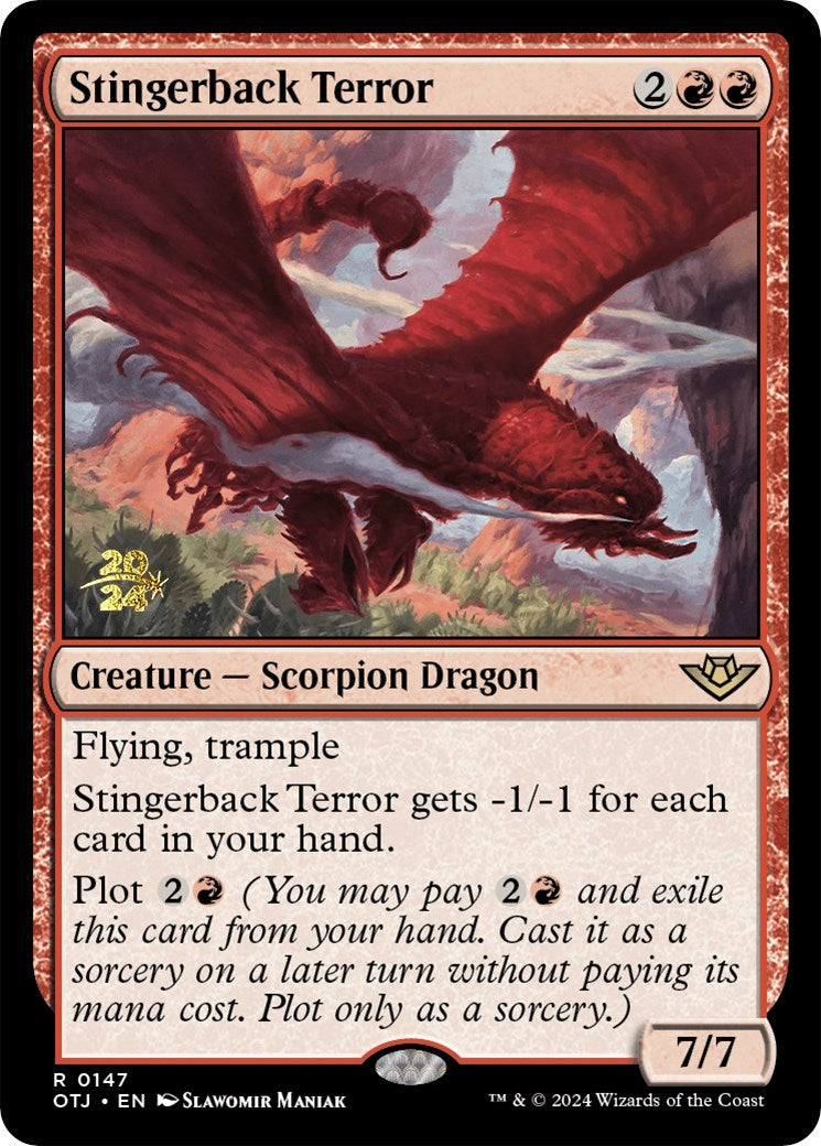 Stingerback Terror [Outlaws of Thunder Junction Prerelease Promos] | Webway Games