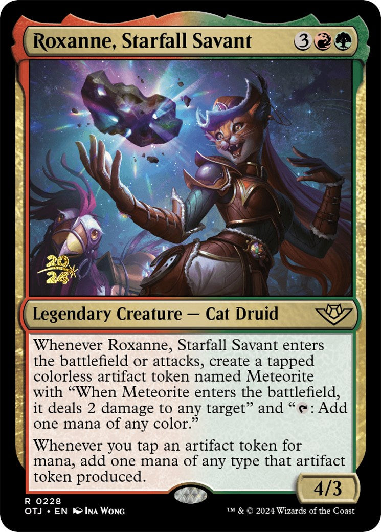 Roxanne, Starfall Savant [Outlaws of Thunder Junction Prerelease Promos] | Webway Games