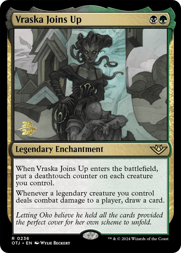 Vraska Joins Up [Outlaws of Thunder Junction Prerelease Promos] | Webway Games