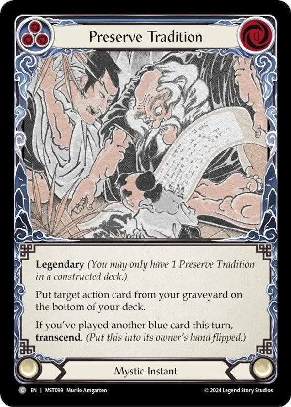 Perserve Tradition [MST099] (Part the Mistveil) | Webway Games