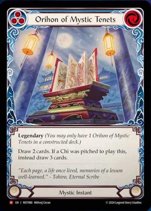 Orihon of Mystic Tenets [MST080] (Part the Mistveil) | Webway Games