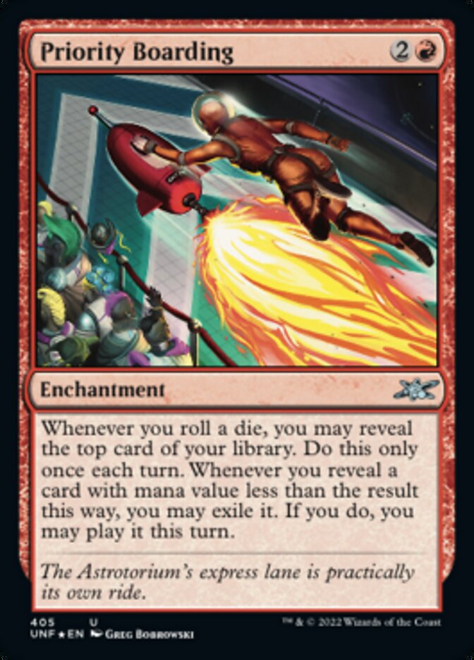 Priority Boarding (Galaxy Foil) [Unfinity] | Webway Games
