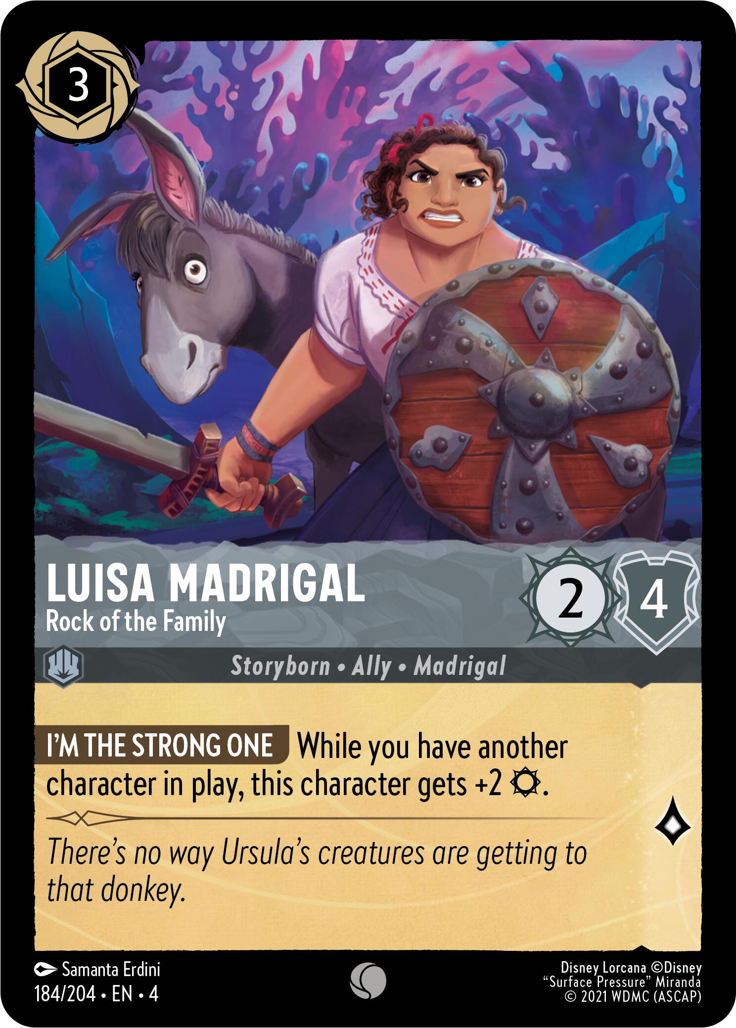 Luisa Madrigal - Rock of the Family (184/204) [Ursula's Return] | Webway Games