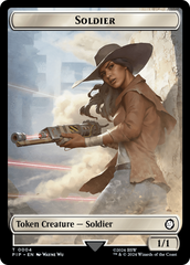 Treasure (0019) // Soldier (0004) Double-Sided Token [Fallout Tokens] | Webway Games