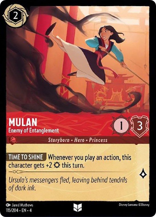 Mulan - Enemy of Entanglement (115/204) [Ursula's Return] | Webway Games