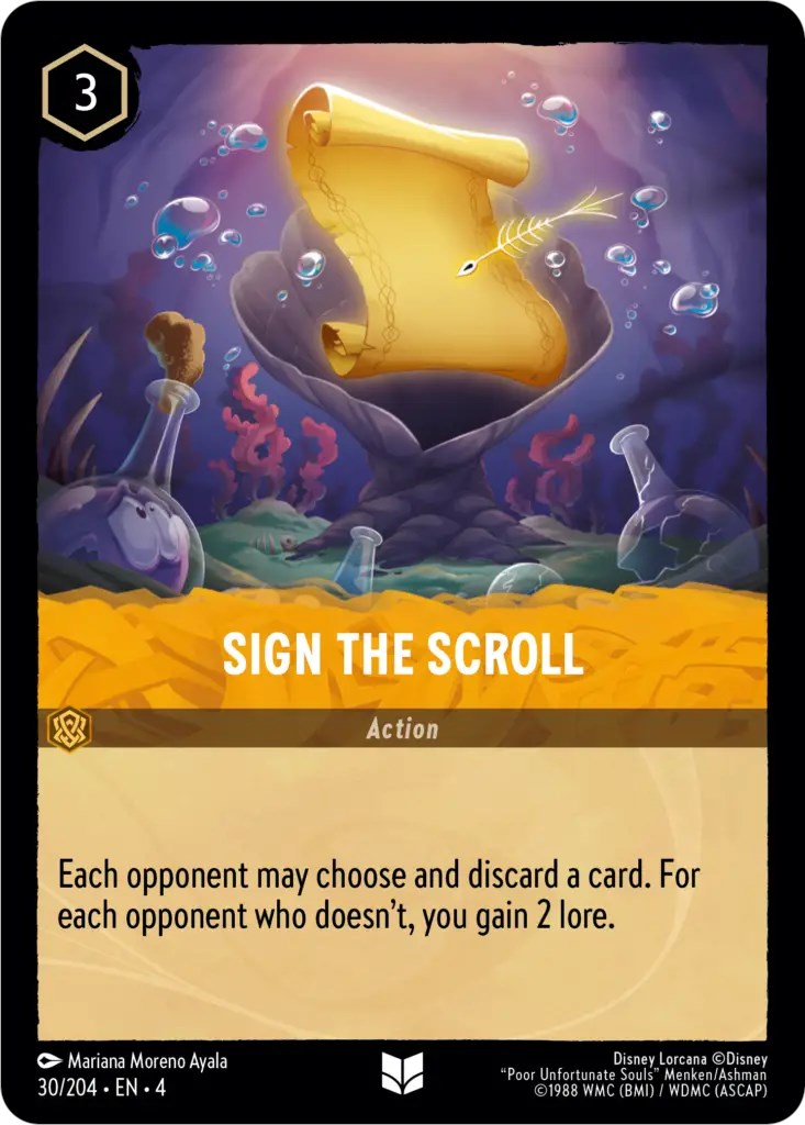 Sign the Scroll (30/204) [Ursula's Return] | Webway Games