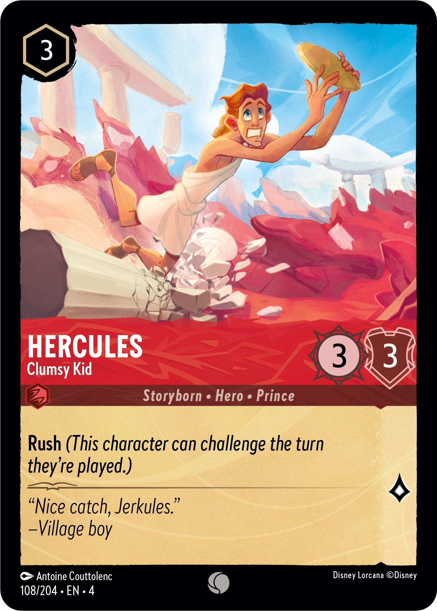 Hercules - Clumsy Kid (108/204) [Ursula's Return] | Webway Games
