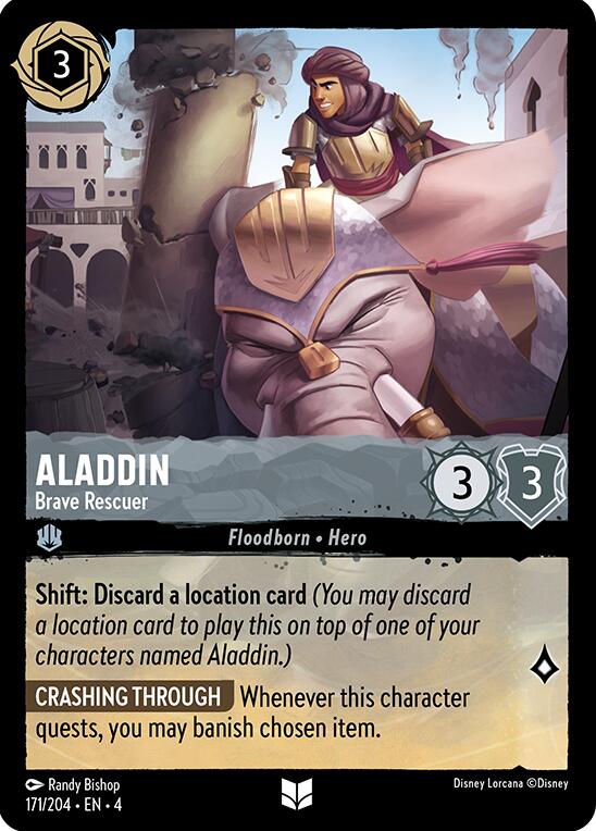 Aladdin - Brave Rescuer (171/204) [Ursula's Return] | Webway Games