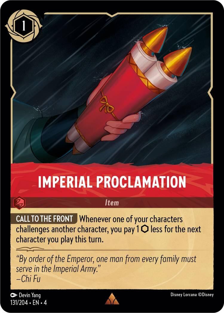 Imperial Proclamation (131/204) [Ursula's Return] | Webway Games