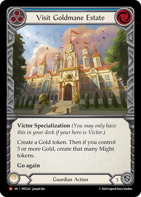 Visit Goldmane Estate [MST225] (Part the Mistveil)  Rainbow Foil | Webway Games