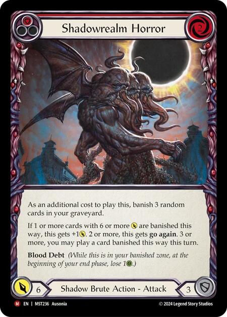 Shadowrealm Horror [MST236] (Part the Mistveil)  Rainbow Foil | Webway Games