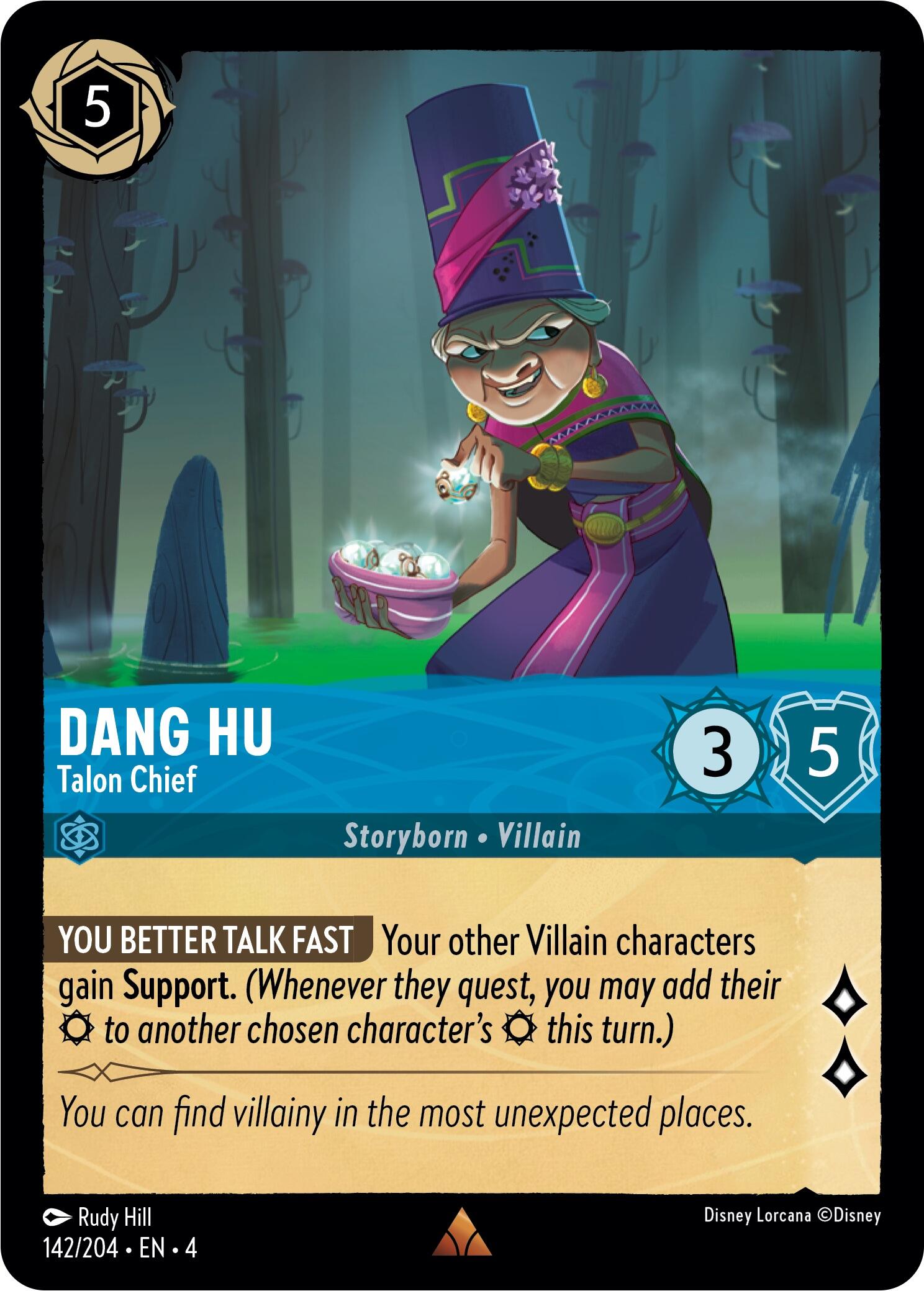 Dang Hu - Talon Chief (142/204) [Ursula's Return] | Webway Games
