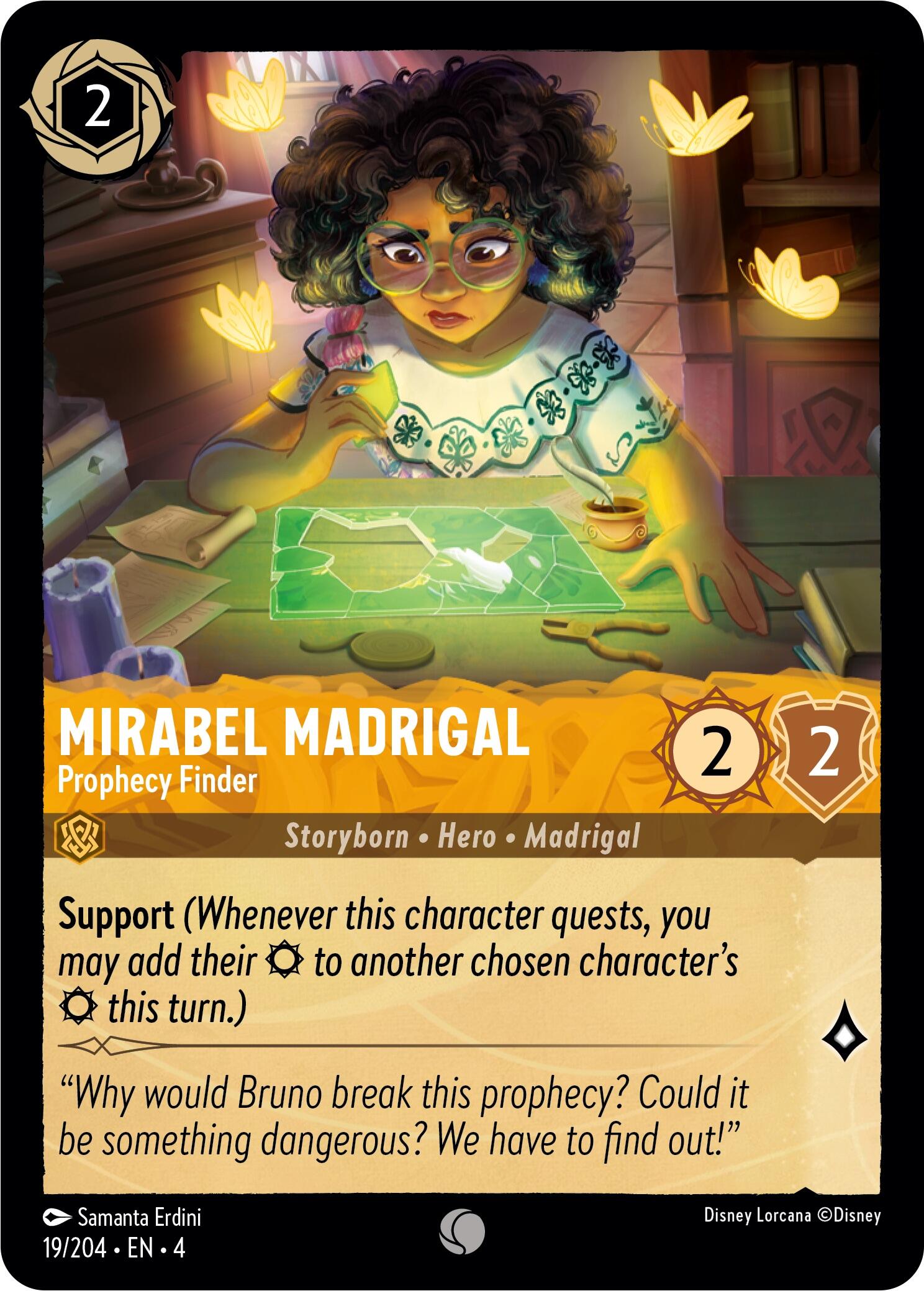 Mirabel Madrigal - Prophecy Finder (19/204) [Ursula's Return] | Webway Games