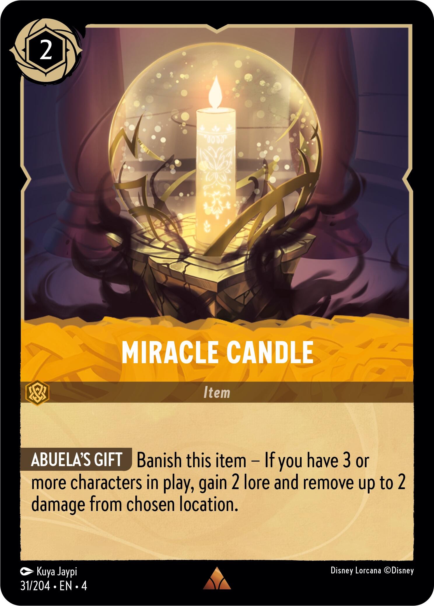 Miracle Candle (31/204) [Ursula's Return] | Webway Games