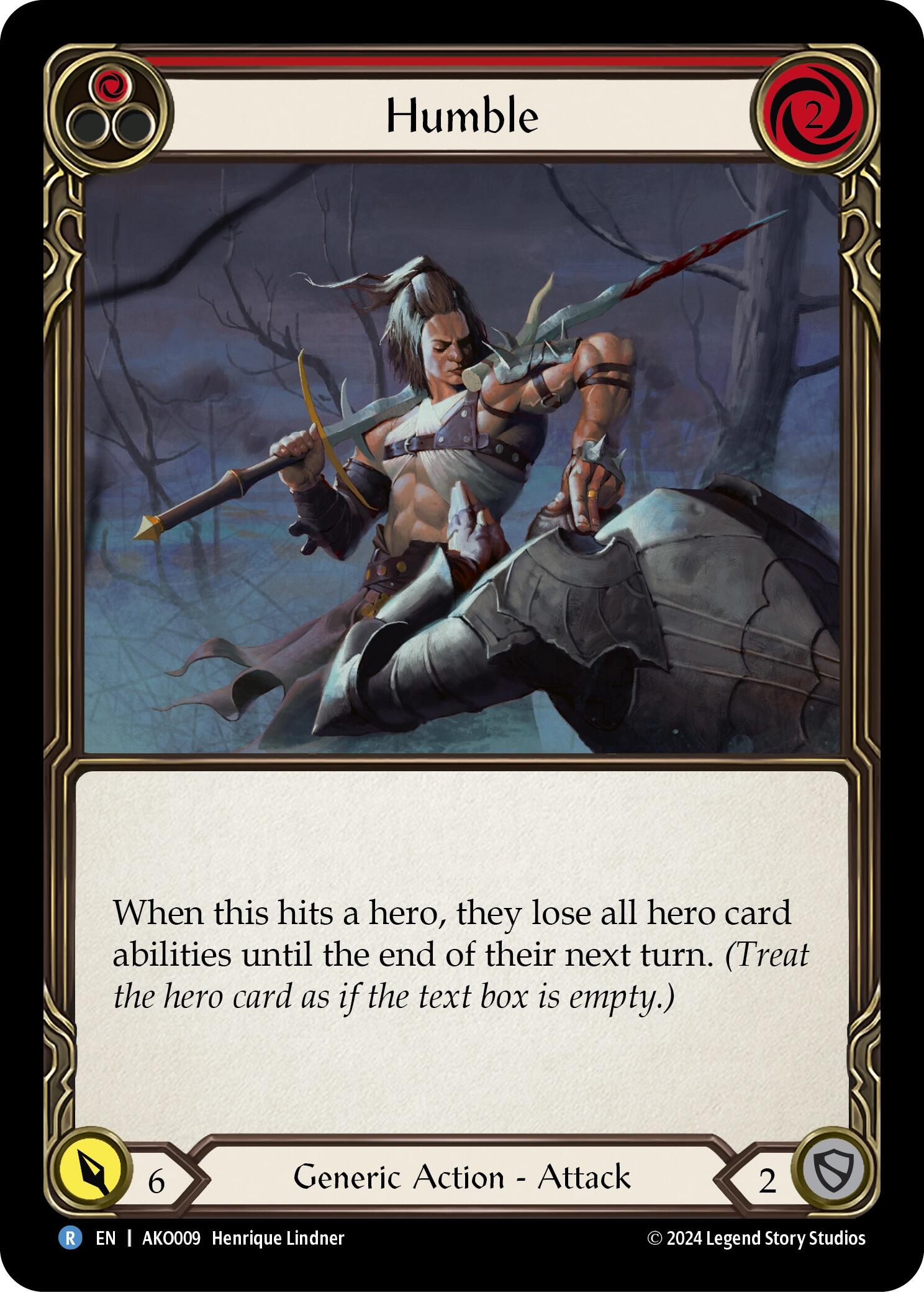 Humble (Red) [AKO009] (Armory Deck: Kayo) | Webway Games