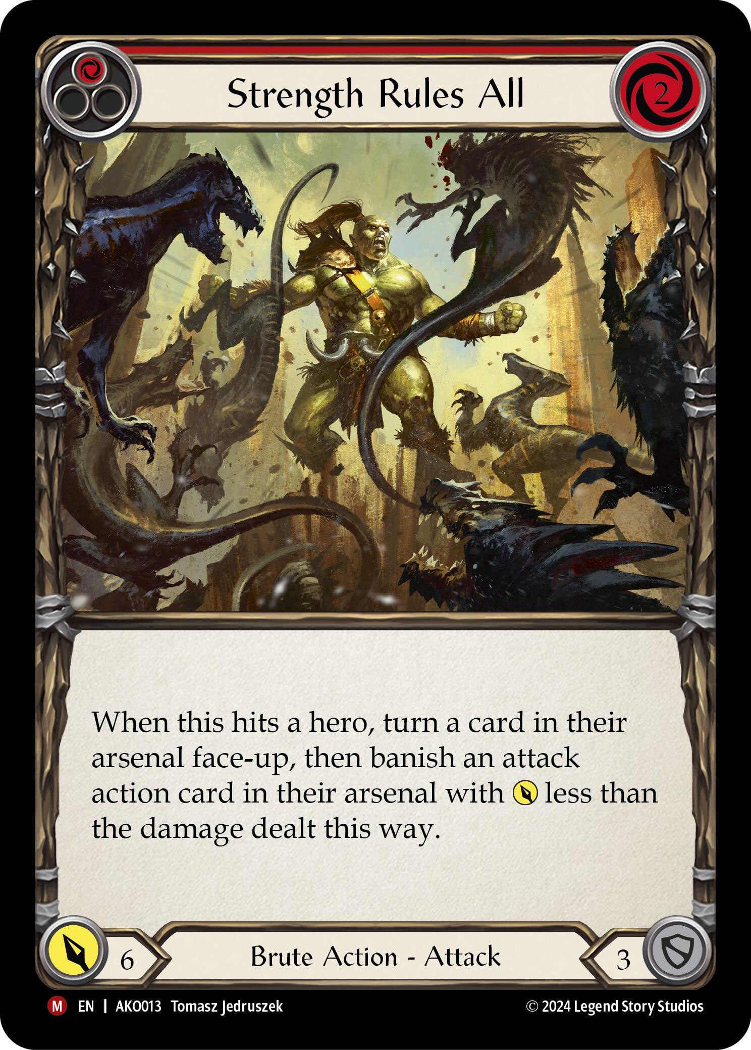 Strength Rules All [AKO013] (Armory Deck: Kayo) | Webway Games