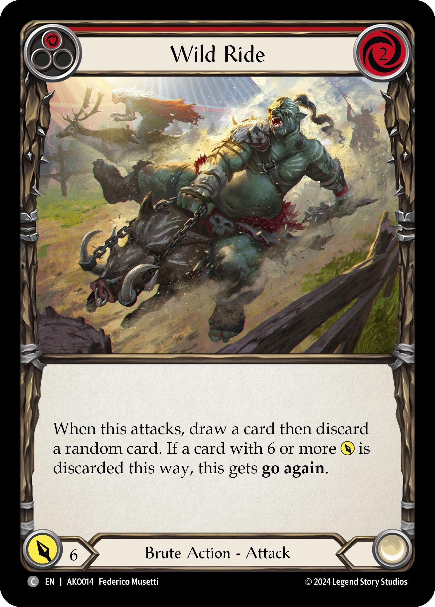 Wild Ride (Red) [AKO014] (Armory Deck: Kayo) | Webway Games