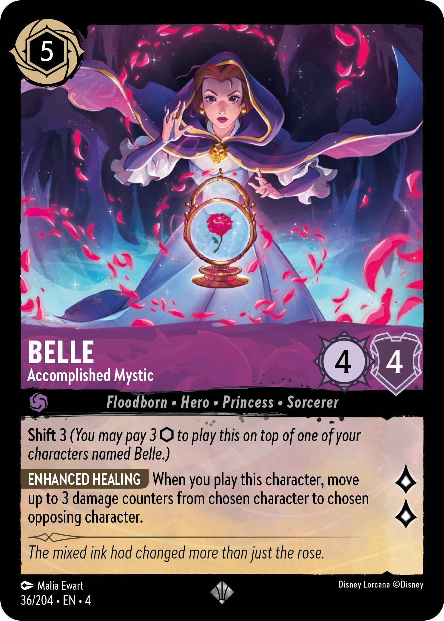 Belle - Accomplished Mystic (36/204) [Ursula's Return] | Webway Games