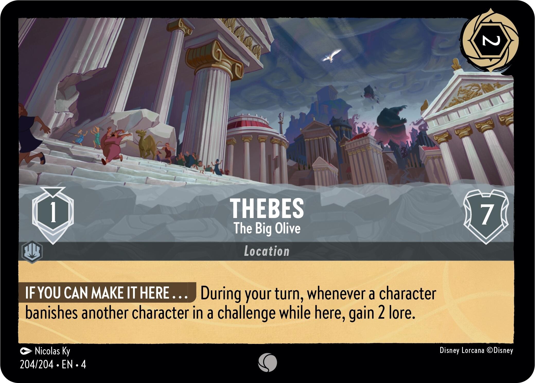 Thebes - The Big Olive (204/204) [Ursula's Return] | Webway Games